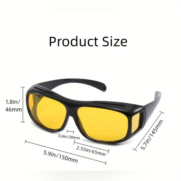 Polarized Night & Day Driving Sunglasses/Goggles - Picture 12 of 14